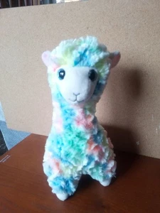 2019 Ty Beanie Boos 8" Lola Rainbow Llama Stuffed Plush - Picture 1 of 1