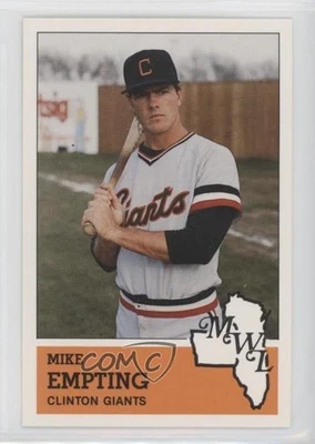 1983 Fritsch Midwest League Stars of Tomorrow Mike Empting #191 - Image 1 of 2