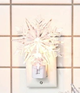 Bethlehem Lights Plug-In Holiday Night Light in Snowflake - Picture 1 of 12
