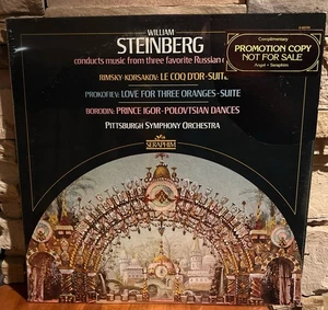 R-K Steinberg Pittsburgh SO Seraphim SQ Quad S-60293 1977 Promo NEW SEALED LP - Picture 1 of 2