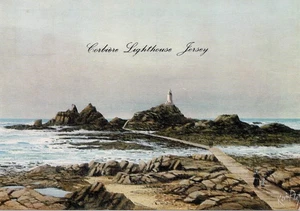(cb89) Corbiere Lighthouse Jersey - Channel Islands Postcard - Picture 1 of 2