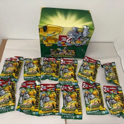 Transformers Bumblebee  Cyberverse Set Of 12 Tiny Turbo Changers Series 5 New - Image 1 of 3