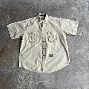 Vintage Cream Camel Workwear Shirt - Picture 1 of 5
