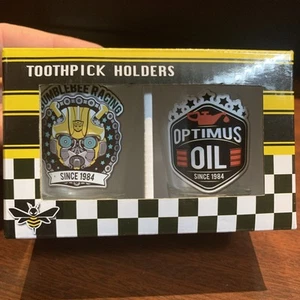 Bumblebee Transformers Shot Glasses Set Loot Crate Exclusive NIB 2018 Toothpick - Picture 1 of 6