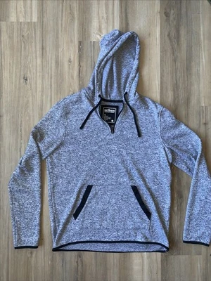 Urban Pipeline 套衫轻便连帽衫运动衫男式 XL 黑色白色全新无标签 — 第 1/4 张图片