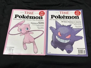 2024 Time Magazine POKEMON GAMES Show EVOLUTION Mew & Gengar Cover SPECIAL - Picture 1 of 4
