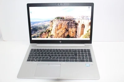 Bargain HP EliteBook 850 G6, 8GB RAM, 256GB SSD, Core i5 8th Gen, silver, used. - Image 1 of 4