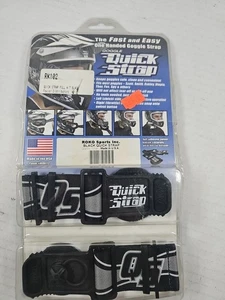 Roko Goggle Quick Straps Release Helmet Motorcycle ATV Motocross Black Read Desc - Picture 1 of 4