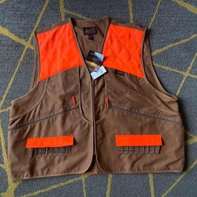 Gamehide Vest Men’s 3X-Large Brown Hunting Shooting Safety Duck Canvas Quilted - Image 1 of 4