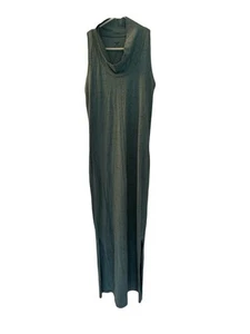 Toad & Co Go Lightly Cowl Neck Sleevless Maxi Dress, Blue Constellation, Size S - Picture 1 of 7