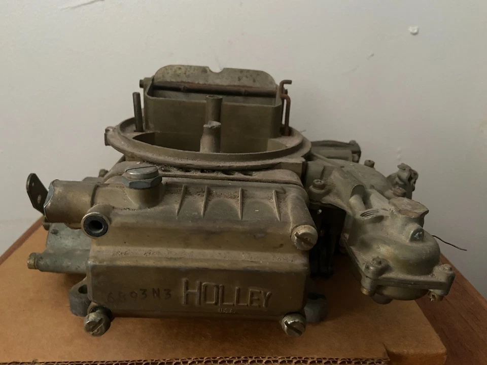 Carburador de 4 barriles Holley 650 cfm doble bomba LISTA-4773-2 obturador manual Foto 1 de 4