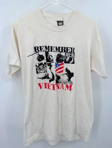 Vintage Screen Stars Vietnam War POW MIA T-Shirt Gr. XL SIEHE MASSE - Bild 1 von 6