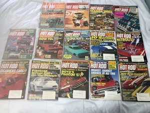Lot of 14 Hot Rod Magazines 1975, 1989-1990, 1997 - Picture 1 of 8