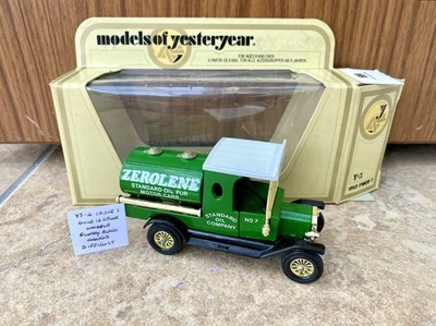 MATCHBOX LESNEY YESTERYEAR Y3-4 ZEROLENE ISSUE 1* DIFFICULT *NMIB* - Image 1 of 2