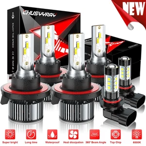 For 2017-2020 Ford F250 F350 LED Headlight Fog Lights Bulbs 6000K White Set of 6 - Bild 1 von 19