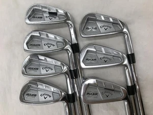Callaway RAZR X FORGED Iron set 7pcs 4-PW Dynamic Gold Flex UNI - Picture 1 of 7