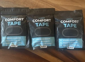 Free Shipping 3 Packs Of 30 Monier Comfort Tape 90 Strips  Premium Quality - Picture 1 of 2