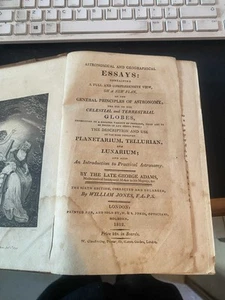 George Adams: Astronomical & Geographical Essays 1812 Fair Science Physics HB - Picture 1 of 1