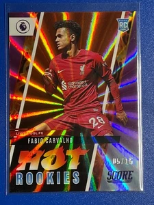 Panini Score Premier League 22/23 Hot Rookies Liverpool Fc RC Fabio Carvalho /15 - Bild 1 von 2