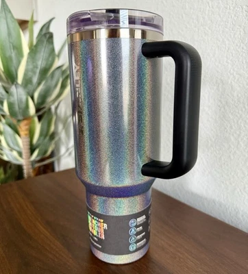 Stanley MIDNIGHT GLITZ 40oz Quencher ProTour Flip Straw Tumbler NIB 🌗 - Image 1 of 4