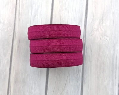 折叠式 Elatic 5/8 英寸葡萄酒 FOE DIY 头发领带用品内衣装饰 — 第 1/2 张图片