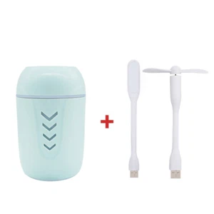Humidifier car Aroma Essential Oil Diffuser Grain Ultras LED Light Small Fan USB - Picture 1 of 12
