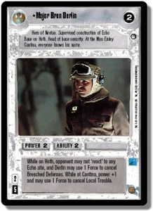 Star Wars CCG Major Bren Derlin Near-Mint/NM - Hoth 1996 - Picture 1 of 1