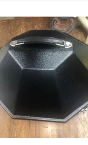 Black Classic Western Hat Carrier With Mirror - Picture 1 of 3