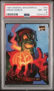 Marvel Masterpieces #44 Green Goblin Fleer 1994 PSA 8 - Imagen 1 de 2