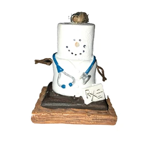 Marshmallow Doctor RX Adorno de Navidad 2" Resina Original S'mores 2016 - Imagen 1 de 4