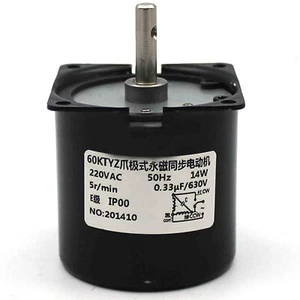 Synchronous Motor 60KTYZ AC 220V 240V 10 rmp/m CW/CCW 14W Torque 18kgf.cm - Picture 1 of 12