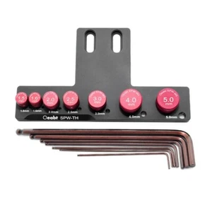 SPW-TH Balldriver Set L-Shaped Hex Key Set in Metric Sizes with Tool Holder tp1 - Picture 1 of 3