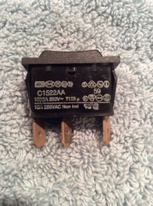 Arcolectric C1522BA C1522AAbb Momentary (ON)OFF(ON) Rocker Switch MOM REPLACEME - Picture 1 of 8