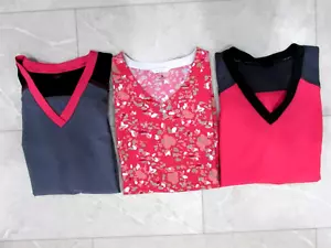 Carhartt Womens Scrub Tops Size S Lot of 3 - Picture 1 of 10