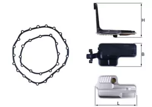 Mahle HX192D Hydraulic Filter, Automatic Gearbox for Audi A4,A5,A6,A7 - Picture 1 of 2