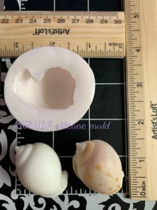 2D Seashell Silicone Mold for resin-fondant-soap-was-handcrafts-handmade molds - Picture 1 of 7