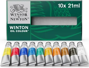 Pintura al óleo Winsor & Newton Winton, juego básico, 10 tubos de 21 ml - Imagen 1 de 12