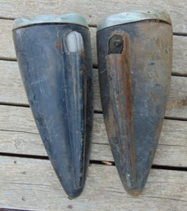 1941 1942 1946 ERA CHEVROLET GMC PICKUP TRUCK HEADLIGHT PAIR ORIGINALS PATINA GM - Picture 1 of 10