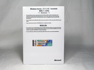 Microsoft Windows Server Essentials 2012 R2 ROK (Lenovo), MUI - nowy - Zdjęcie 1 z 1