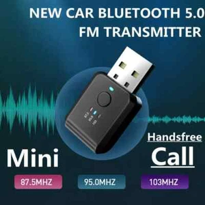 Auto Bluetooth 5.1 Sender Empfänger Freisprechen Mini USB Power Car Kit - Bild 1 von 24