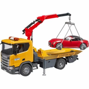 bruder 03552 Scania Super 560R Tow Truck w. L+S module + BRUDER Roadster - Picture 1 of 1