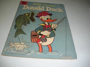 Pato Donald de Walt Disney julio/agosto de 1957 #54 fino - cómics de Dell 26 páginas ladridos-arte - Imagen 1 de 4