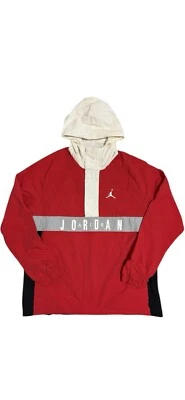 Chaqueta pulóver negra para hombre Nike Air Jordan Est 1985 talla mediana 1/4 cremallera Foto 1 de 4