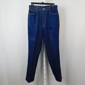 Vintage 80s PS Gitano High Rise Stretch Straight Leg Jeans 14 Dark Wash #2283 - Picture 1 of 8