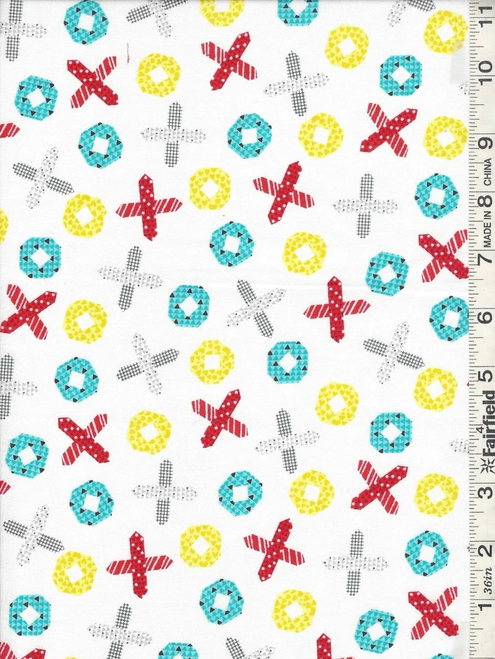 Panel de edredón y telas Big Love Valentines Hearts X's and O's VENDIDO POR SEPARADO Foto 1 de 1