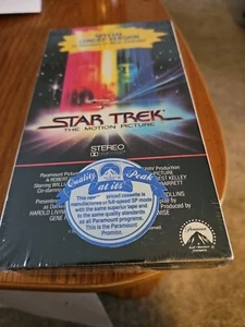 Star Trek The Motion Picture w 12 Minutes Extra Footage - 1980 VHS - NEW SEALED - Picture 1 of 6