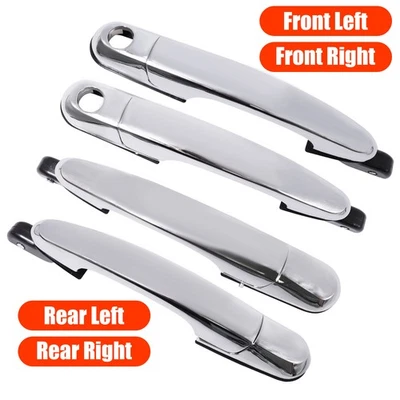 Exterior Outside Chrome Door Handle 4PCS For 2005-2009 Hyundai Tucson 826502E010 - Изображение 1 из 4