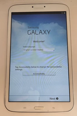 Samsung Galaxy Tab 3 - SM-T310 8.0" White 16GB 1.5 GB of RAM - Android Tablet - Image 1 of 4