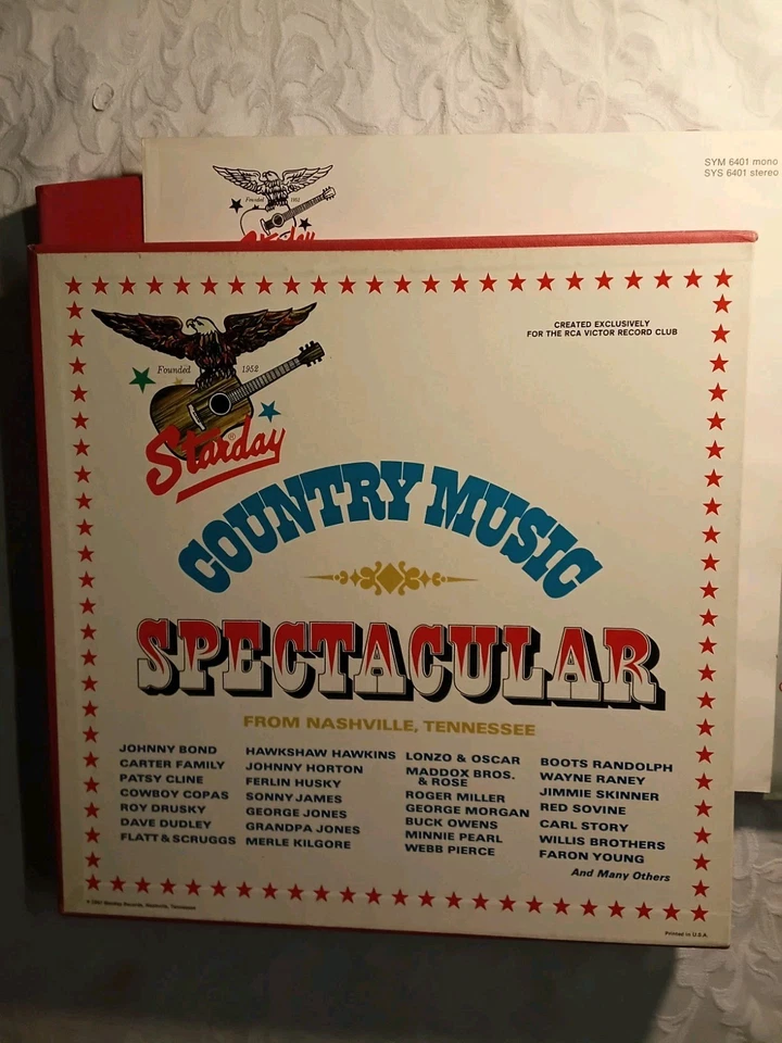 Coffret 4 LP Country Music Spectacular – Starday RCA Club – Patsy Cline,... - Photo 1/4