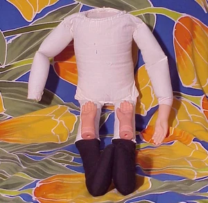 30" Ventriloquist Dummy Body: TORSO, ARMS, HANDS, LEGS ONLY-NO HEAD w/Extra Hand - Picture 1 of 10